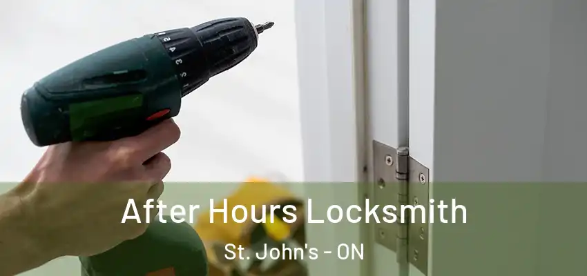  After Hours Locksmith St. John's - ON