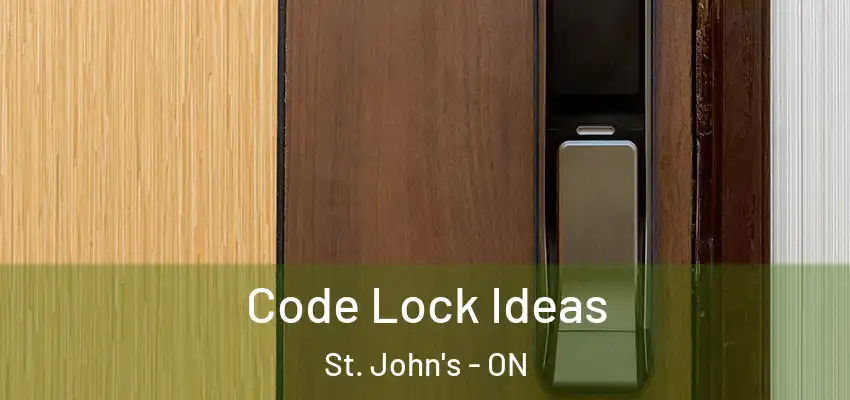  Code Lock Ideas St. John's - ON