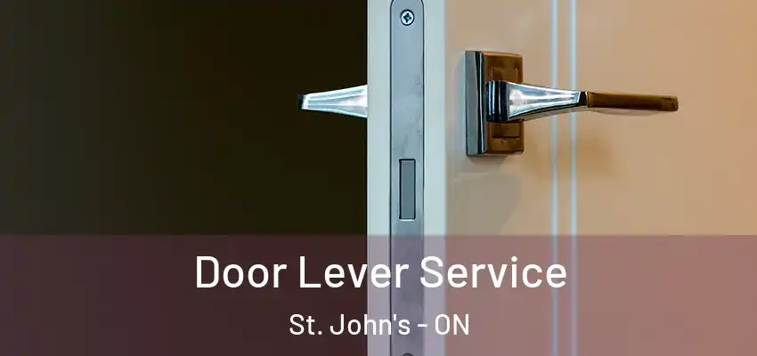  Door Lever Service St. John's - ON