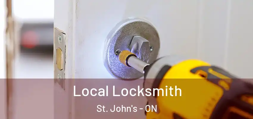  Local Locksmith St. John's - ON
