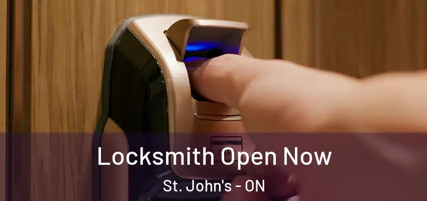  Locksmith Open Now St. John's - ON