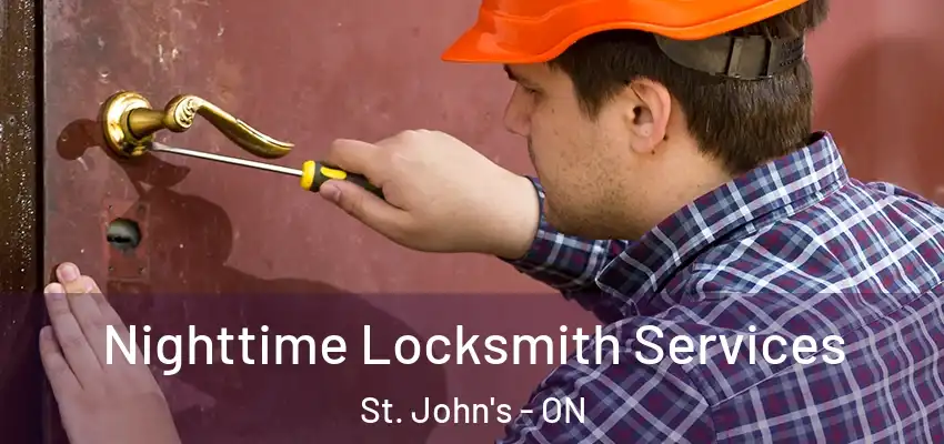  Nighttime Locksmith Services St. John's - ON