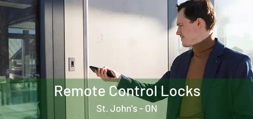  Remote Control Locks St. John's - ON