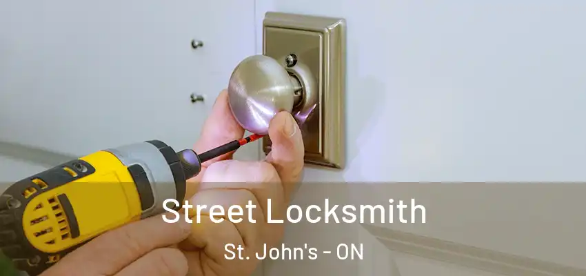  Street Locksmith St. John's - ON